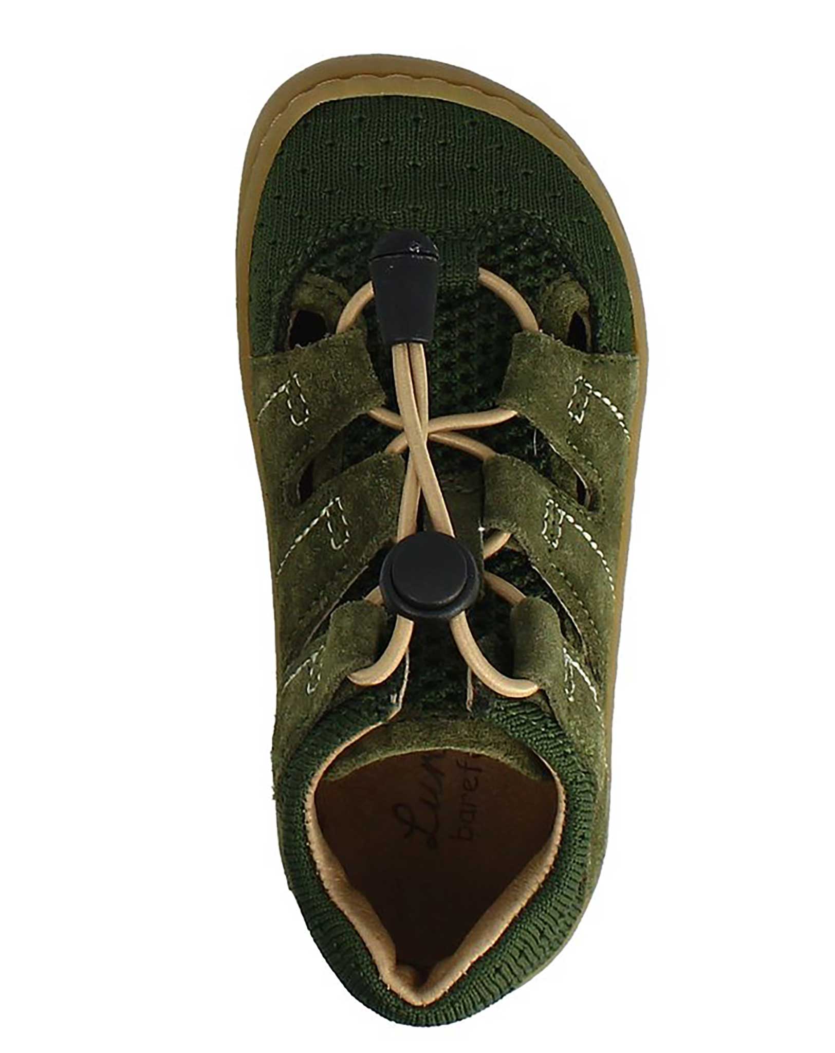Sandalen NOLO BAREFOOT mit Zehenschutz in olive