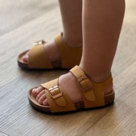 Tough boys sandal - Camel (met klittenband)