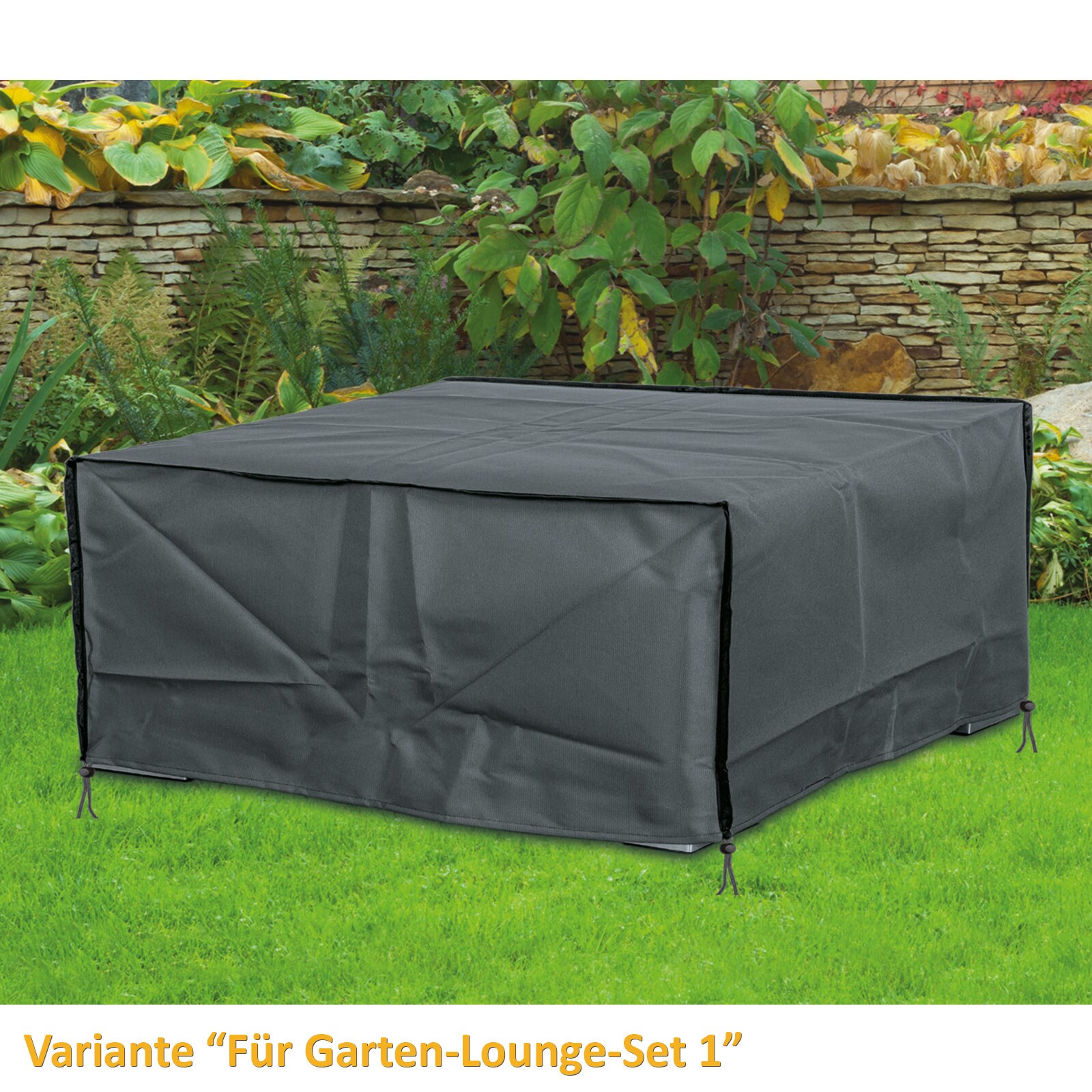 WEHNCKE Garten Lounge Set Sitzgruppe Garnitur Schutzhülle - Hülle Abdeckung 420D Variante: Für Garten Lounge Sofa