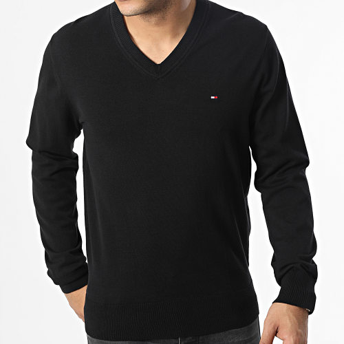 Pull Col V 1995 0956 Noir