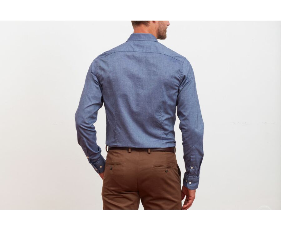 Chemise flanelle bleu foncé - DAREN