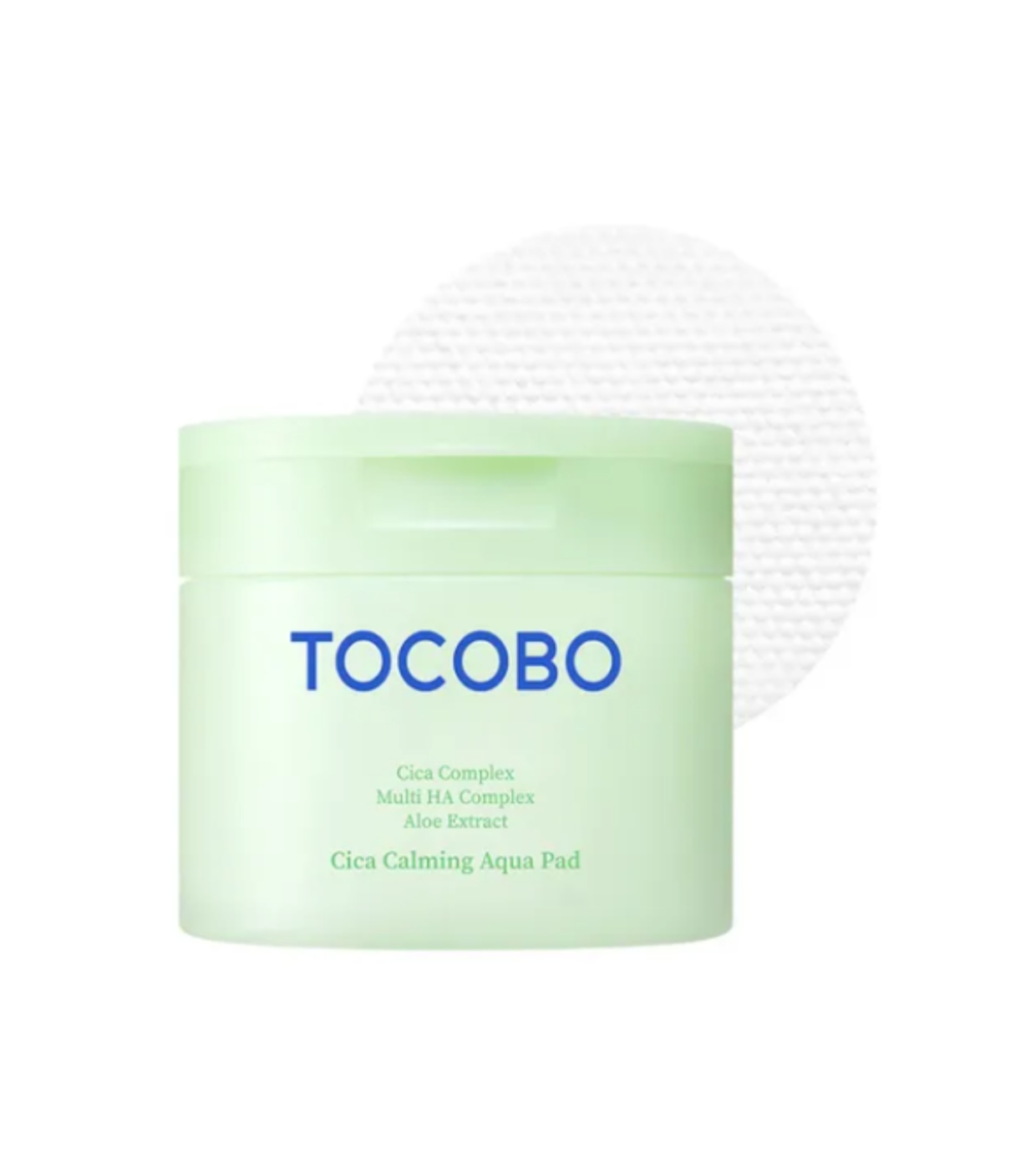 Tocobo - *Cica Calming* - Discos Tônicos Faciais Calmantes Aqua - 60pads