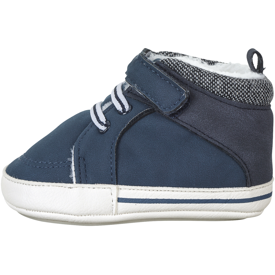 Sterntaler Babyschuh Materialmix marine
