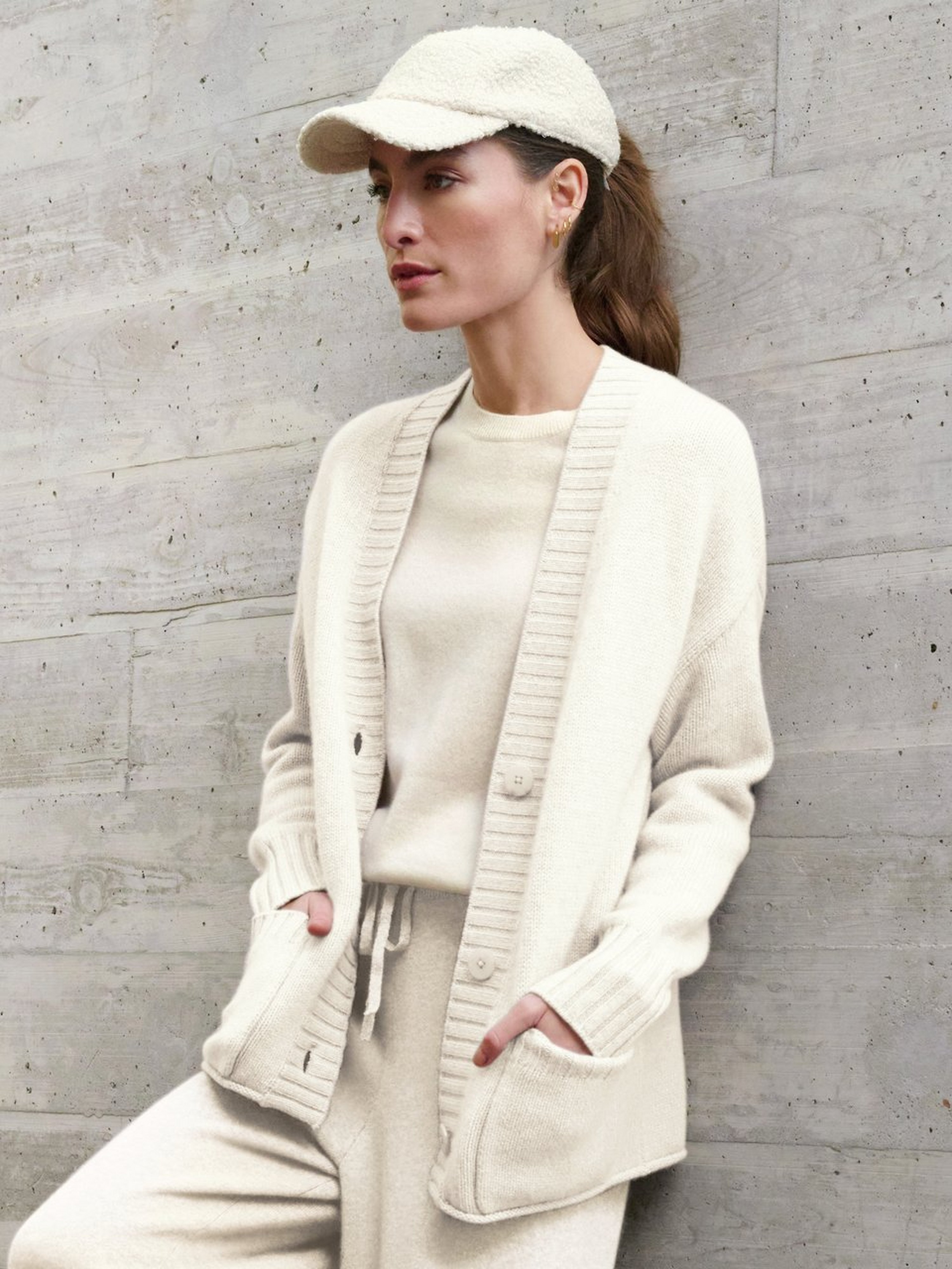 Strickjacke aus 100% Premium-Kaschmir
