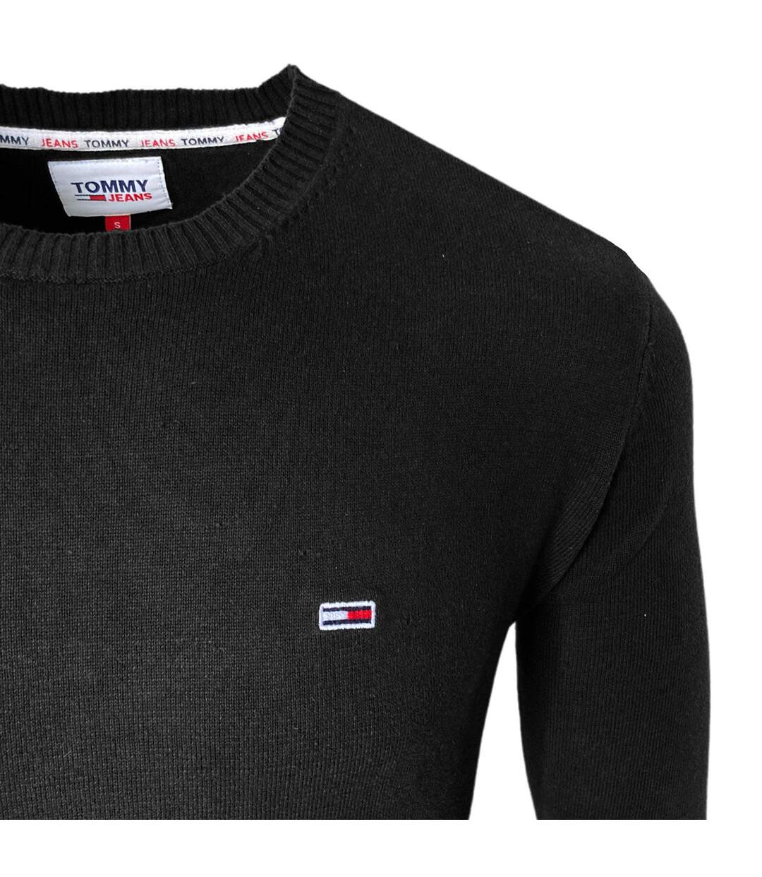 Pull homme Tommy Jeans Pull col rond 7191 noir