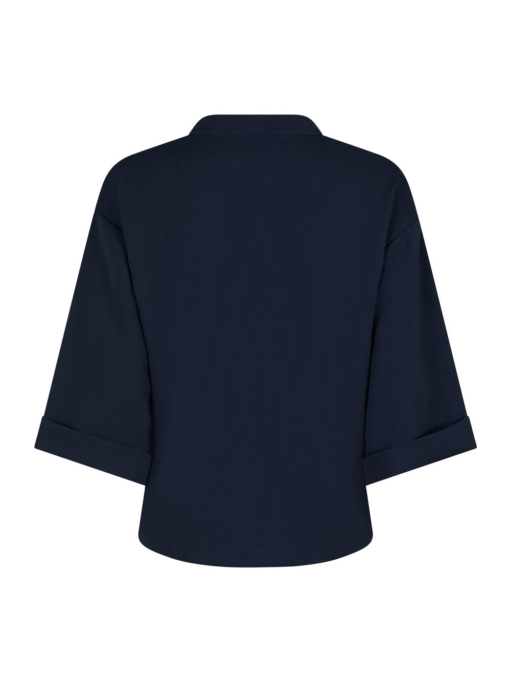 Neo Noir  Luma Crepe bluse - Navy