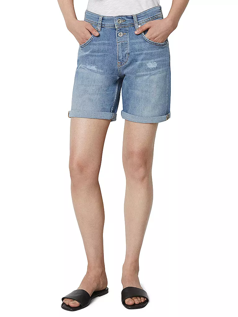 MARC O'POLO Jeansshorts blau