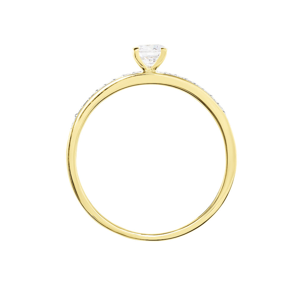 Bague Or Jaune Judita Oxyde De Zirconium