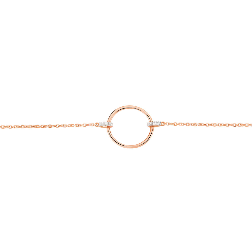 Bracelet Andrina Or Rose Diamant