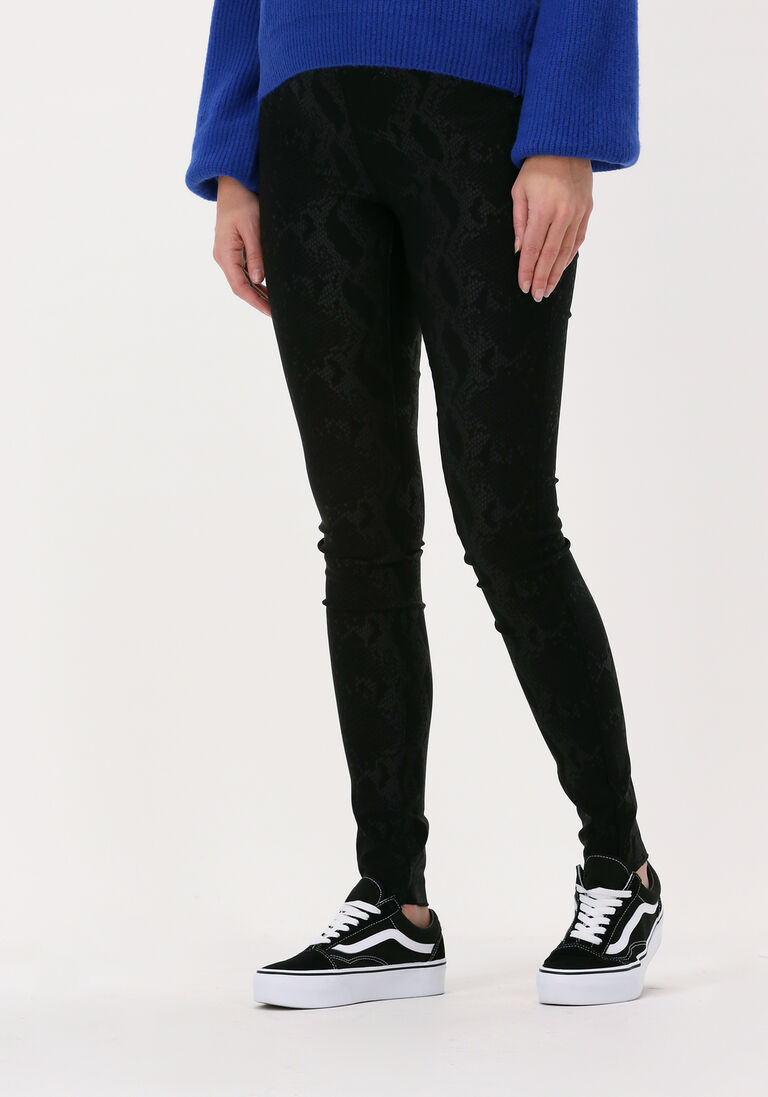 OBJECT zwarte object legging belle mw coated legging