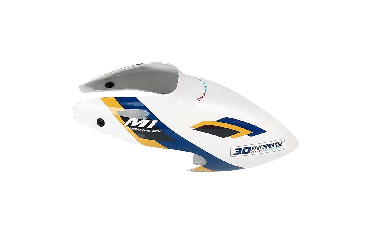Kabinenhaube Weiss M1 EvoErsatzteil für OMP M1 Evo Heli