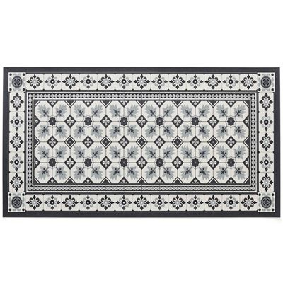Tapis vinyle style carreaux de ciment