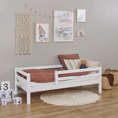 Hoppekids ECO Dream Juniorseng med Sengehest 70x160, Hvit