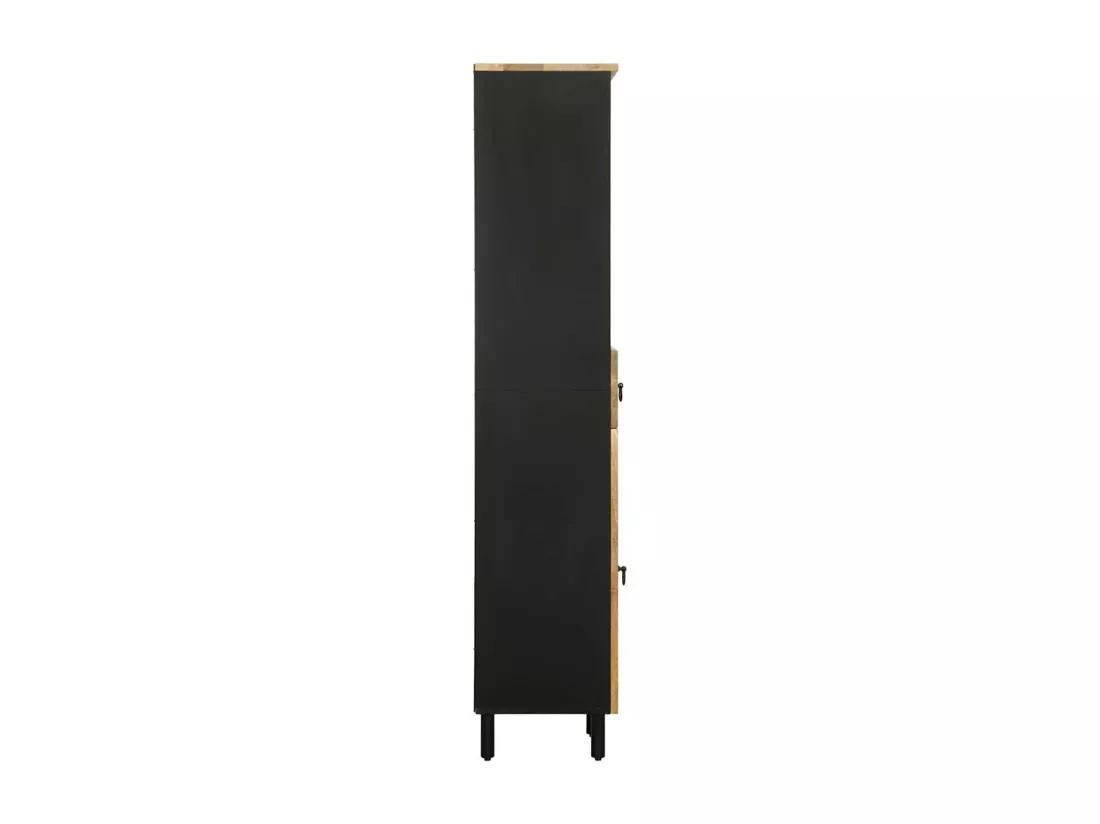 Armoire de salle de bain 38x33,5x160 cm bois massif de manguier