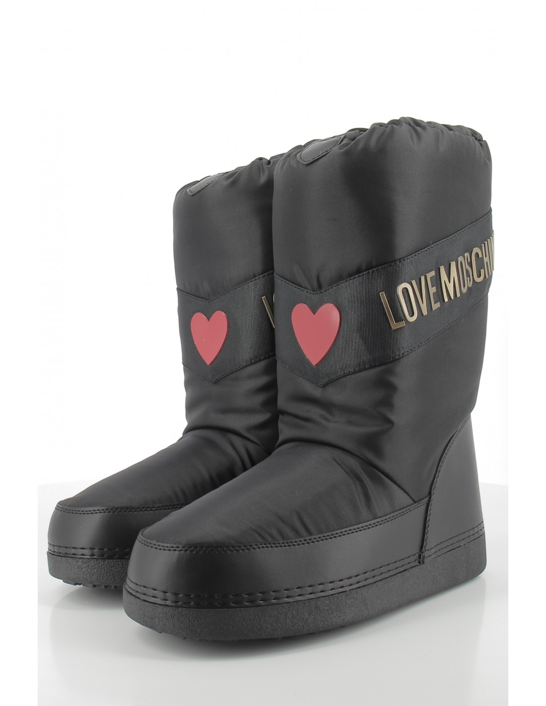 moschino love Bottes Femme Après-Ski Noir