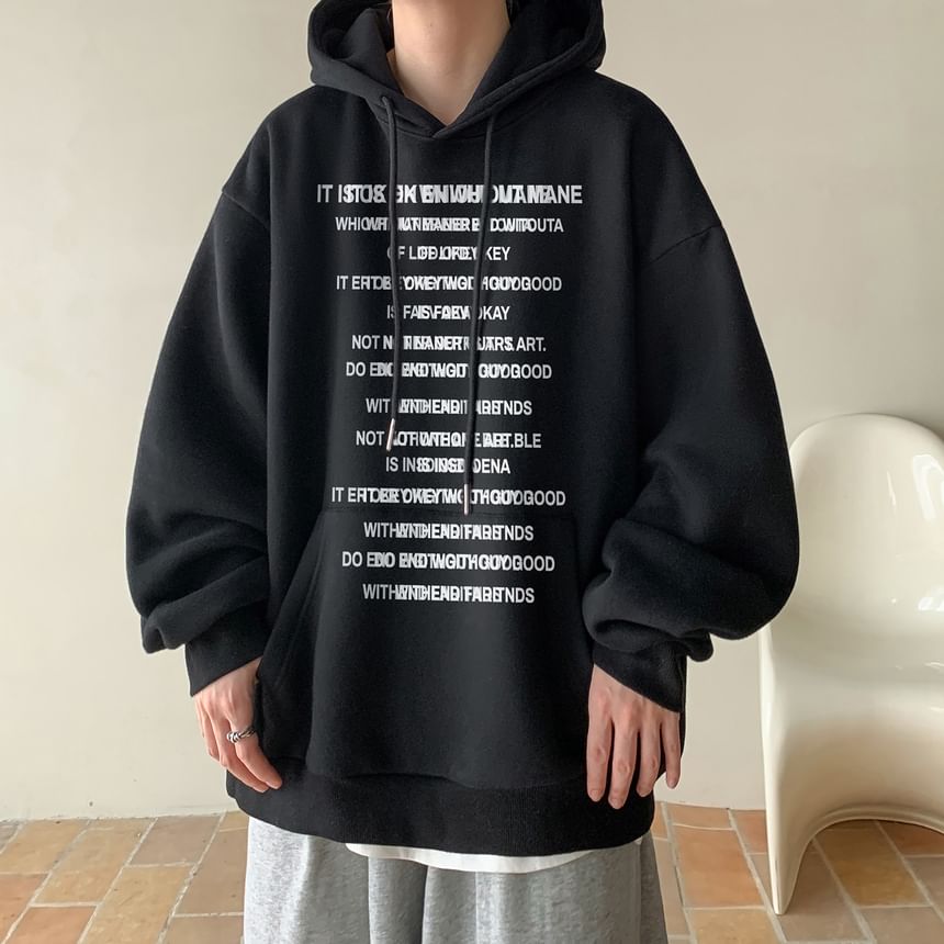 Kimeya - Oversized hoodie met letters