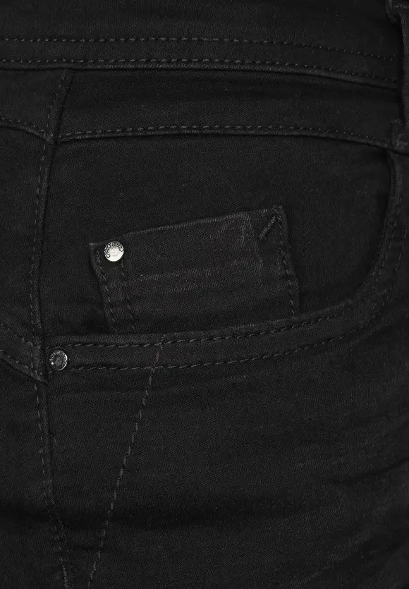 Slim Fit Free to Move Jeans - black used wash