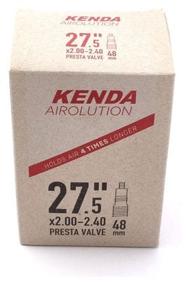 Chambre à air KENDA Airolution 27.5 pouces / 650B x 2.00 - 2.40 FV