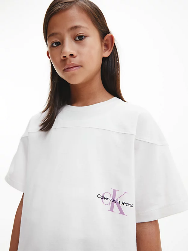Camiseta de algodão orgânico com logotipo
