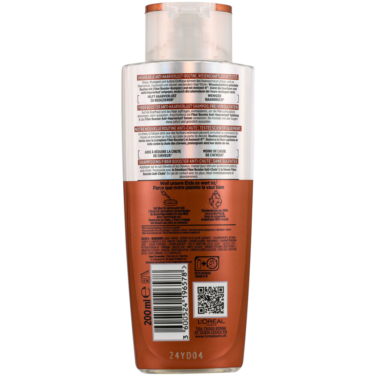 L'Oréal Paris Elseve Fiber Booster Anti-Haarverlust Shampoo