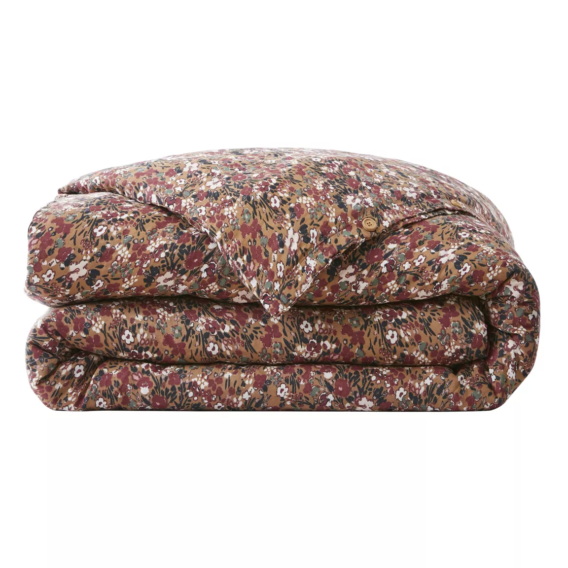 Housse de couette gaze de coton (140 x 200 cm) Constance Camel