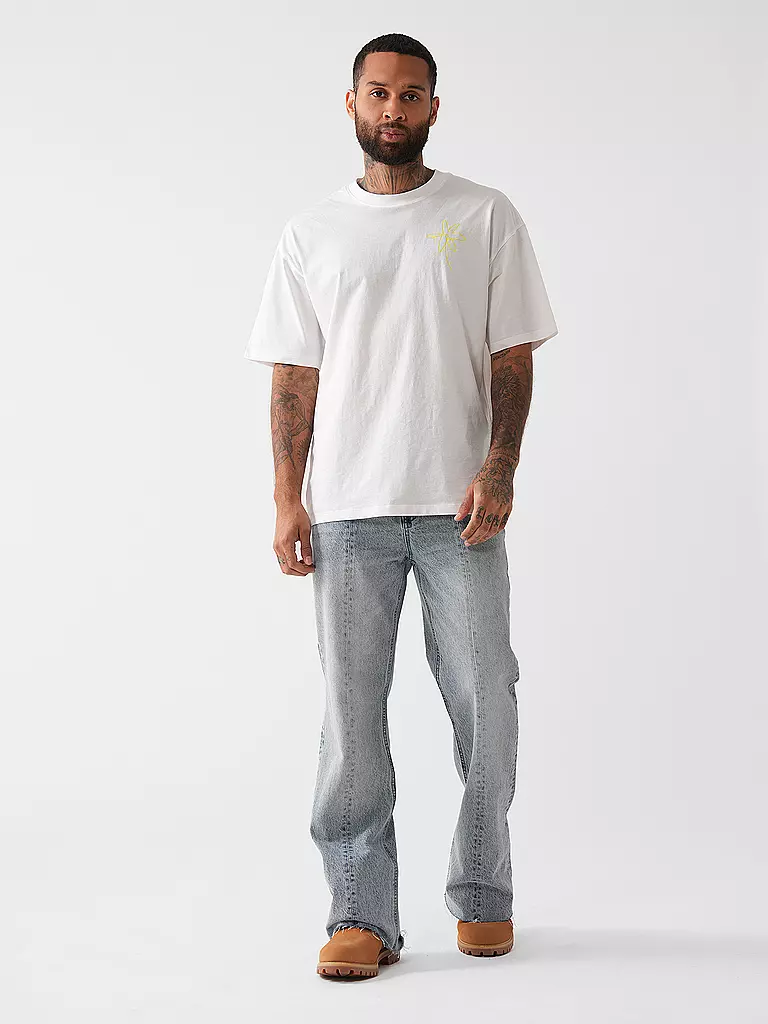KARL KANI Jeans Flared Fit hellblau
