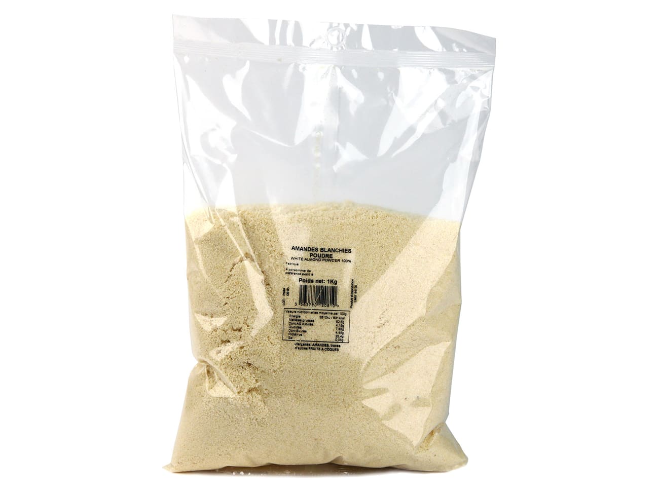 Poudre d'amande blanchie - 1 kg