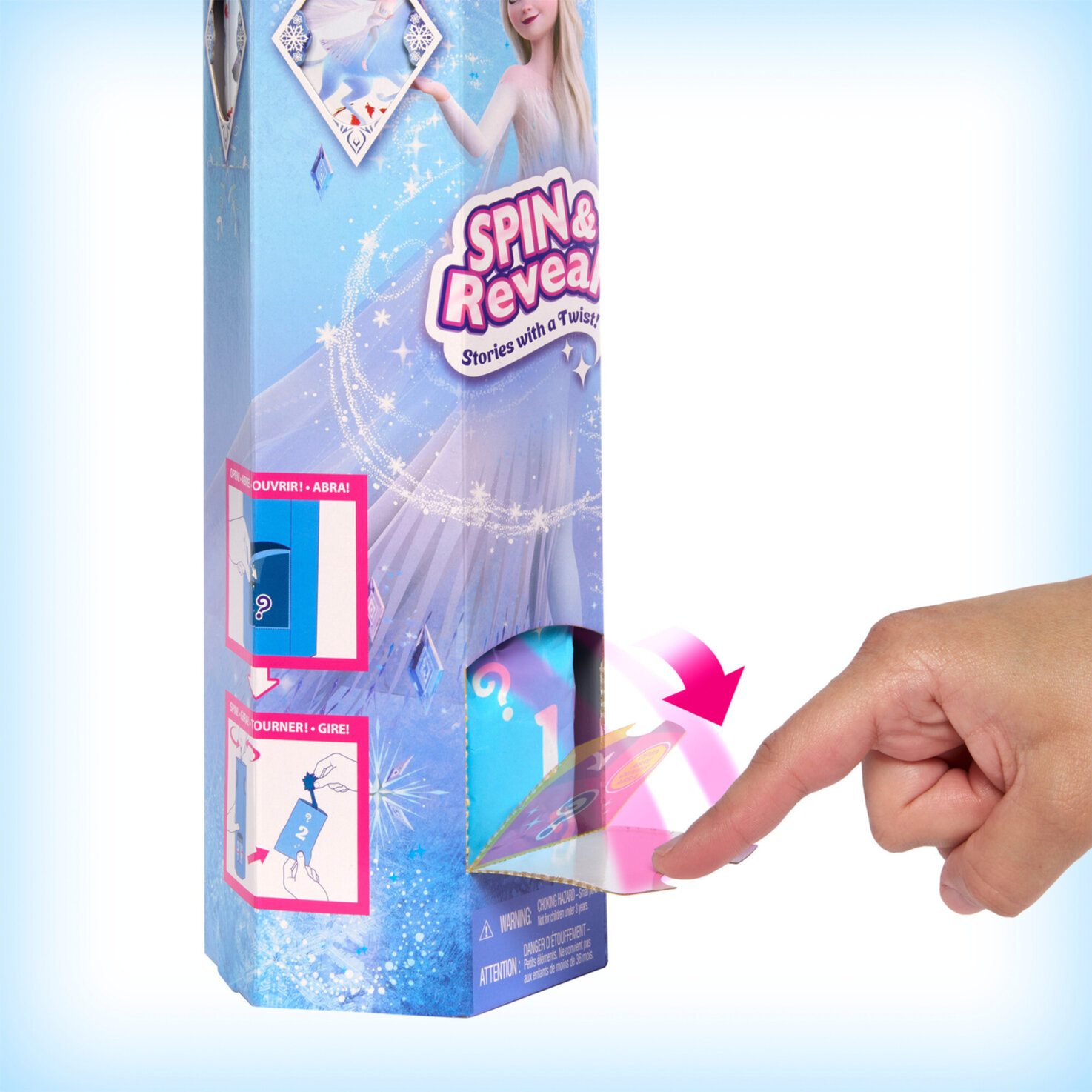 Disney Die Eiskönigin Spin & Reveal Elsa Puppe