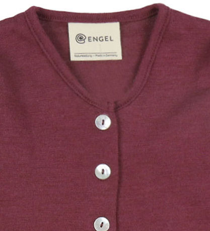 Engel Cardigan - Wolle/Seide - Orchid