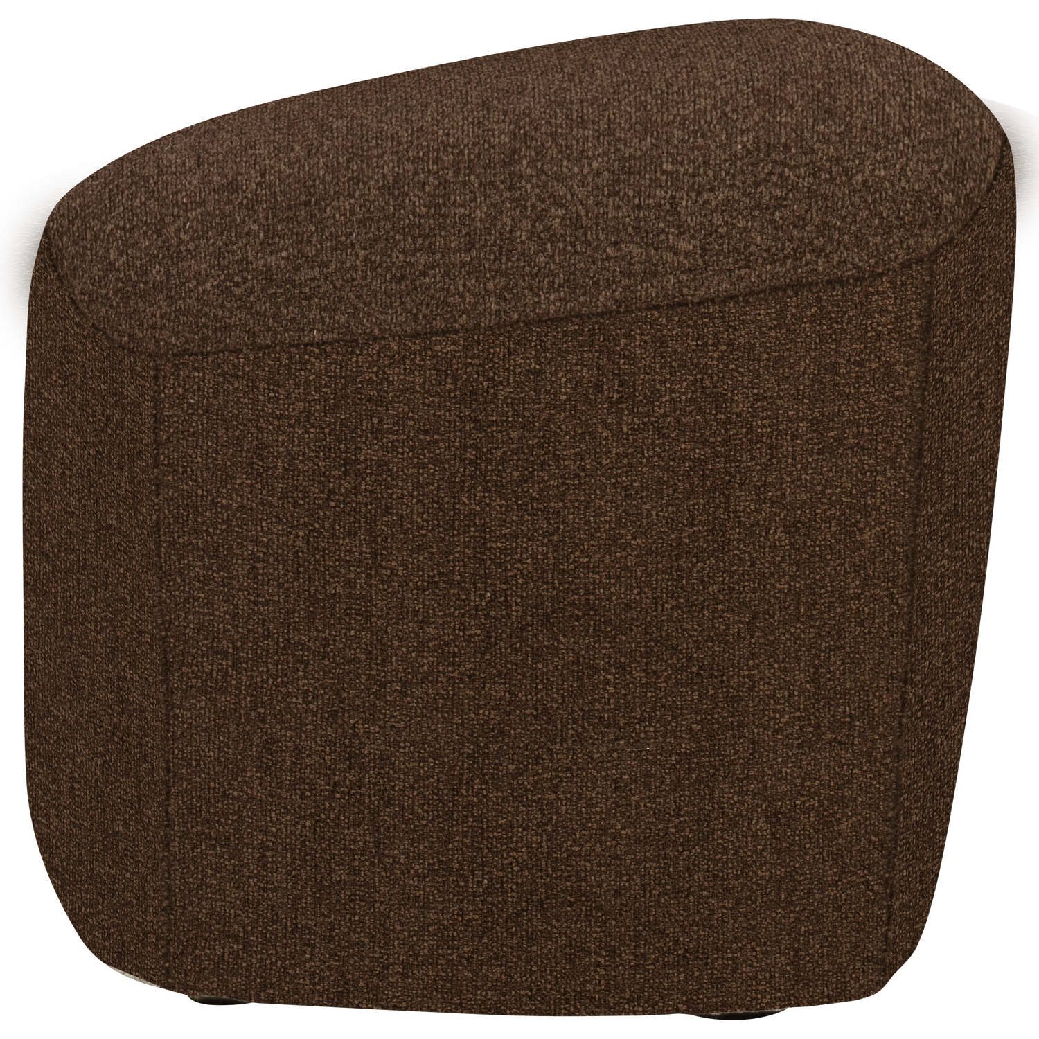 vtwonen Lofty Hocker - Polyester - Bruin - 41x62x48