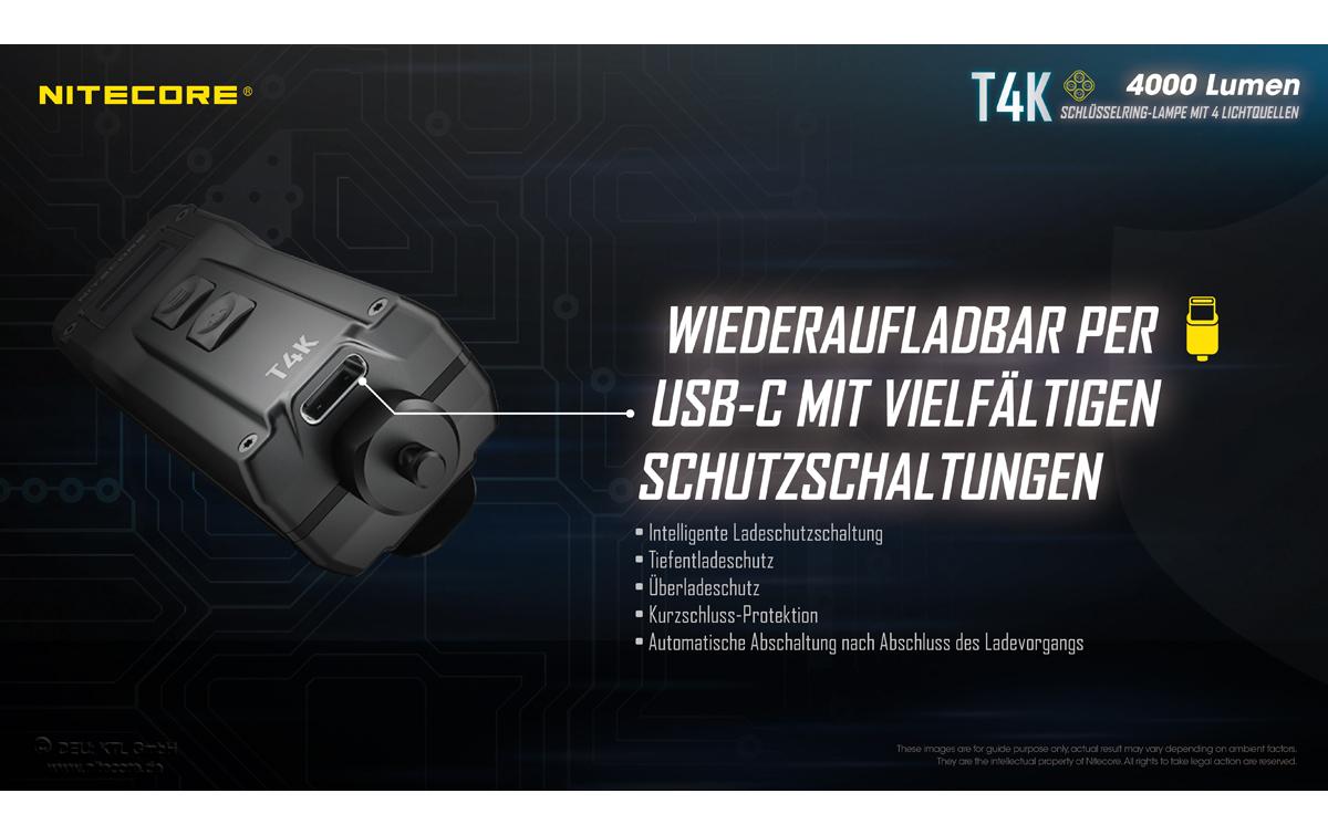 Taschenlampe T4KLED-Taschenlampe