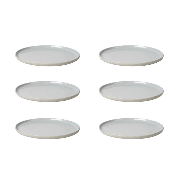 Blomus - Sablo Dessertteller, Ø 21 cm, beige (6er-Set)