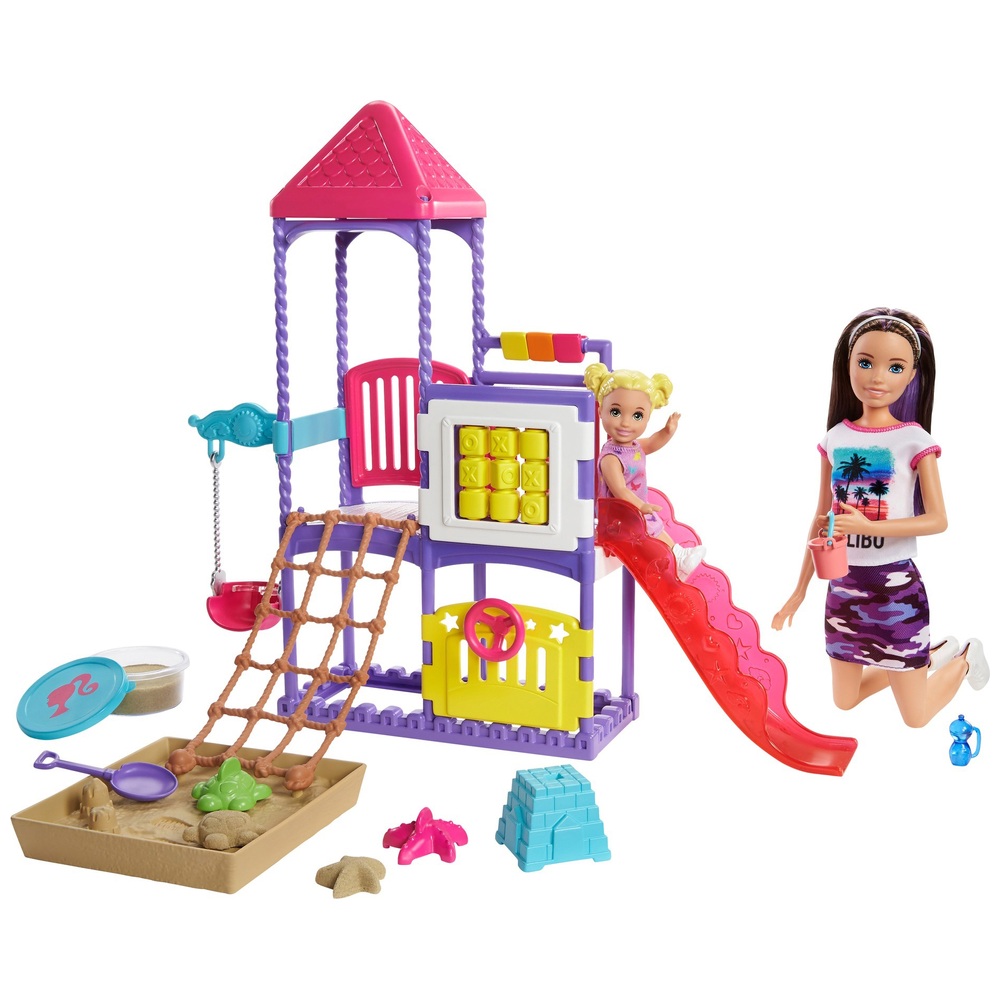 Barbie Skipper Babysitters Inc. Kletter- und Entdecker-Spielplatz Puppen und Spielset