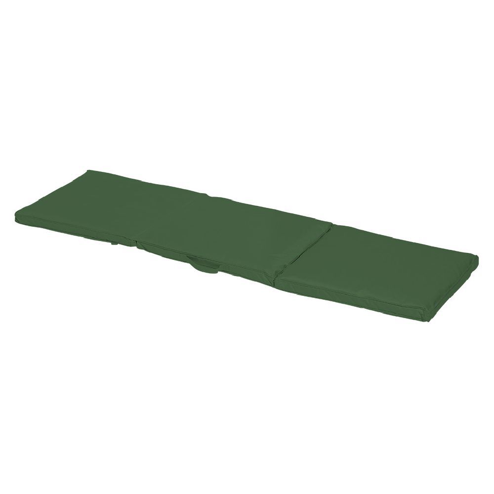Coussin pour bain de soleil uni vert