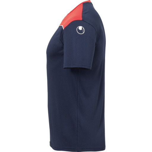 Camisa Offense 23 Poly Azul Marinho/Vermelho/Branco Uhlsport