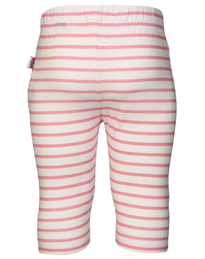 Leggings OCEAN FUN gestreift in rosa/weiß