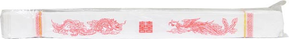 Oriental Eetstokjes Enveloppen Wit 100st