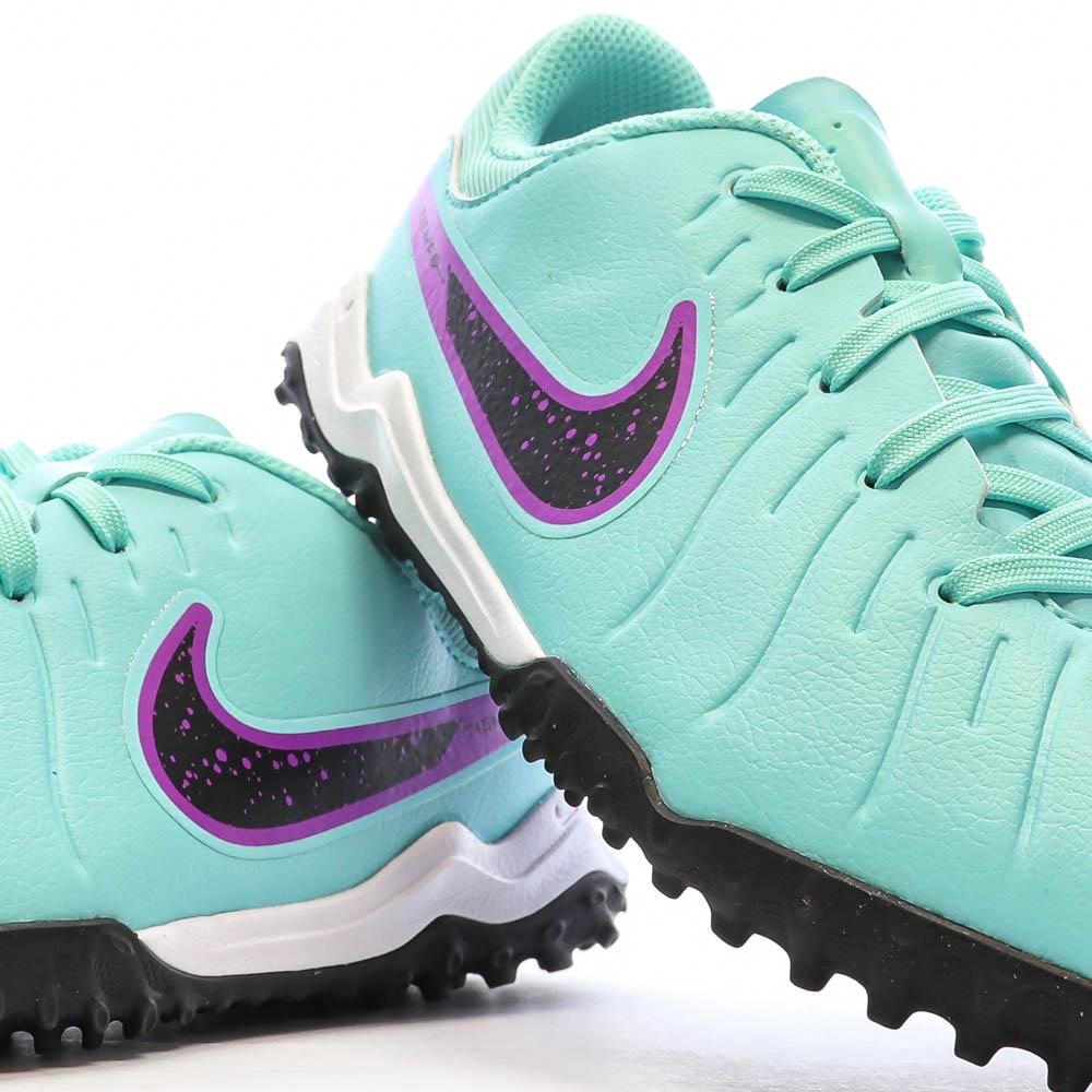 Nike Chaussures de Foot Turquoise Enfant Nike Legend 10 Academy TF