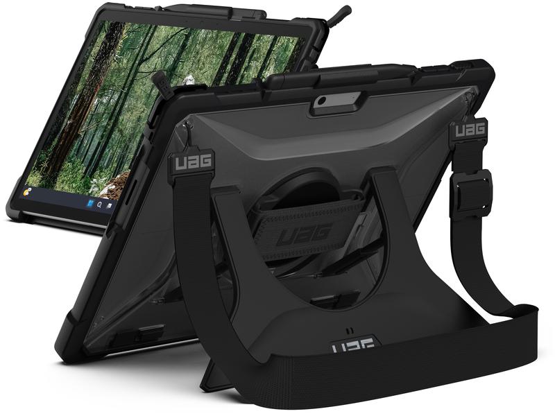UAG Tablet Back Cover Plasma Surface Pro 9 / 10 / 11 Robuste Tablet-Schutzhülle mit Handschlaufe für das Microsoft Surface Pro Pro 9 / 10 / 11