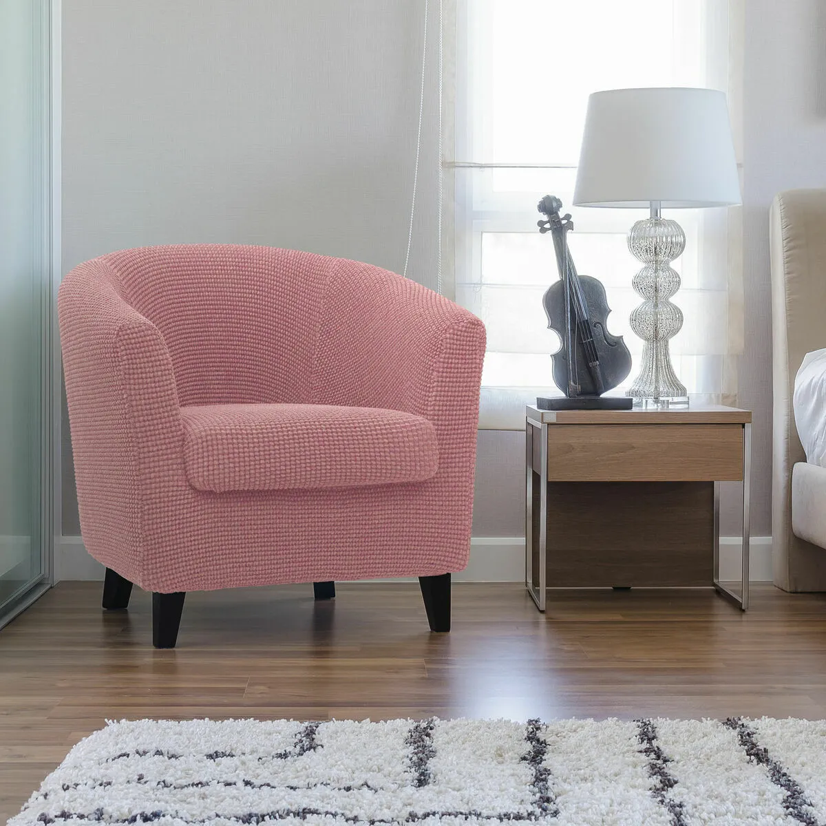 Sofaskins Housse de Fauteuil Niagara 1 Place - Rose
