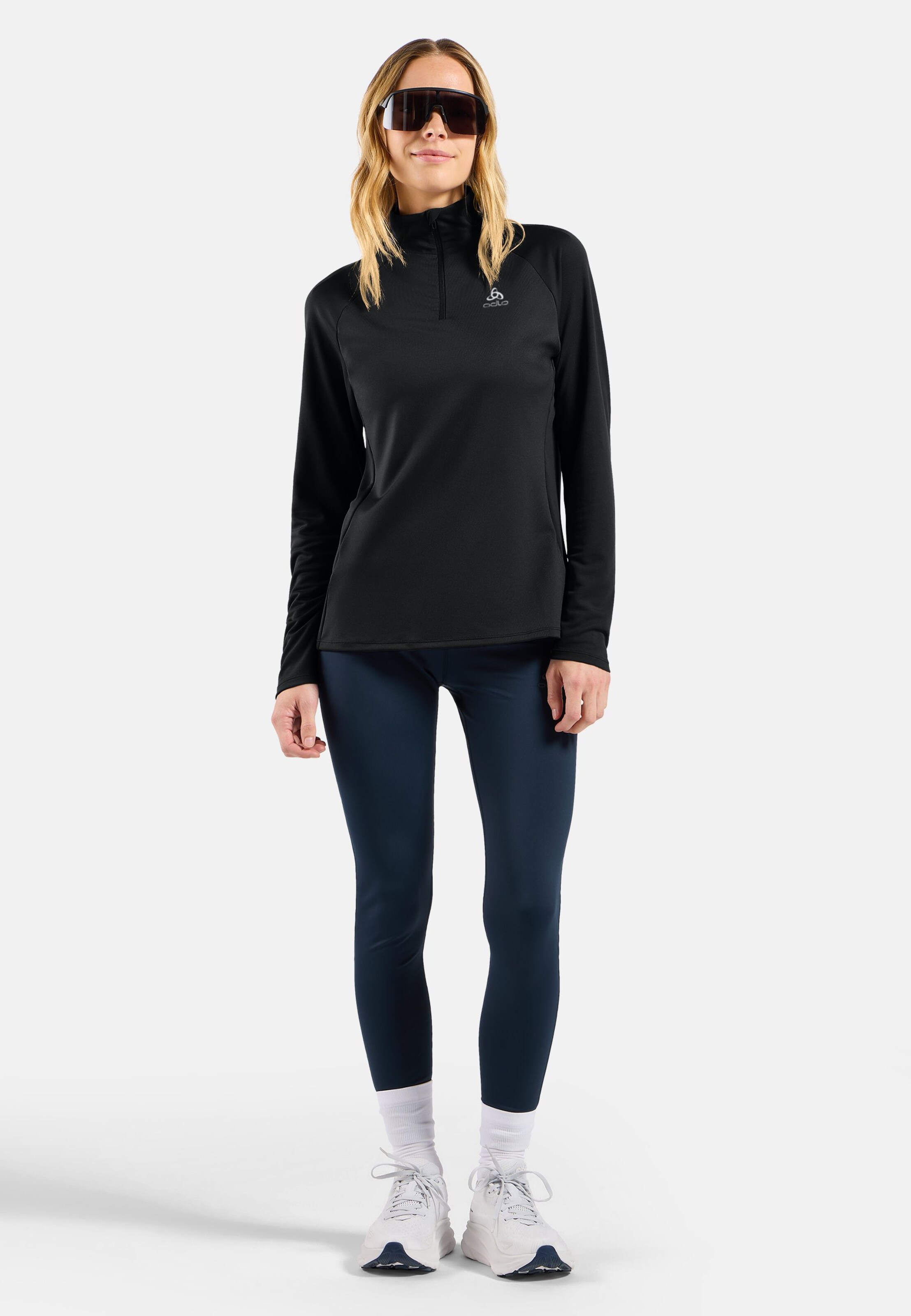 Essentials Ceramiwarm Mid Layer mit Halbreissverschluss in black