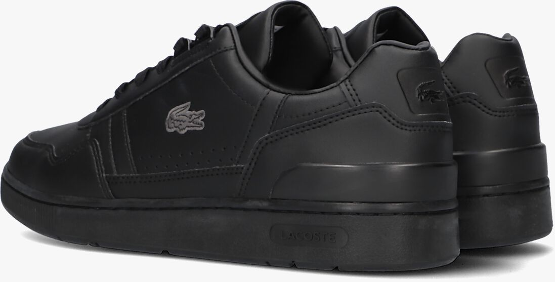 LACOSTE zwarte lacoste lage sneakers t-clip
