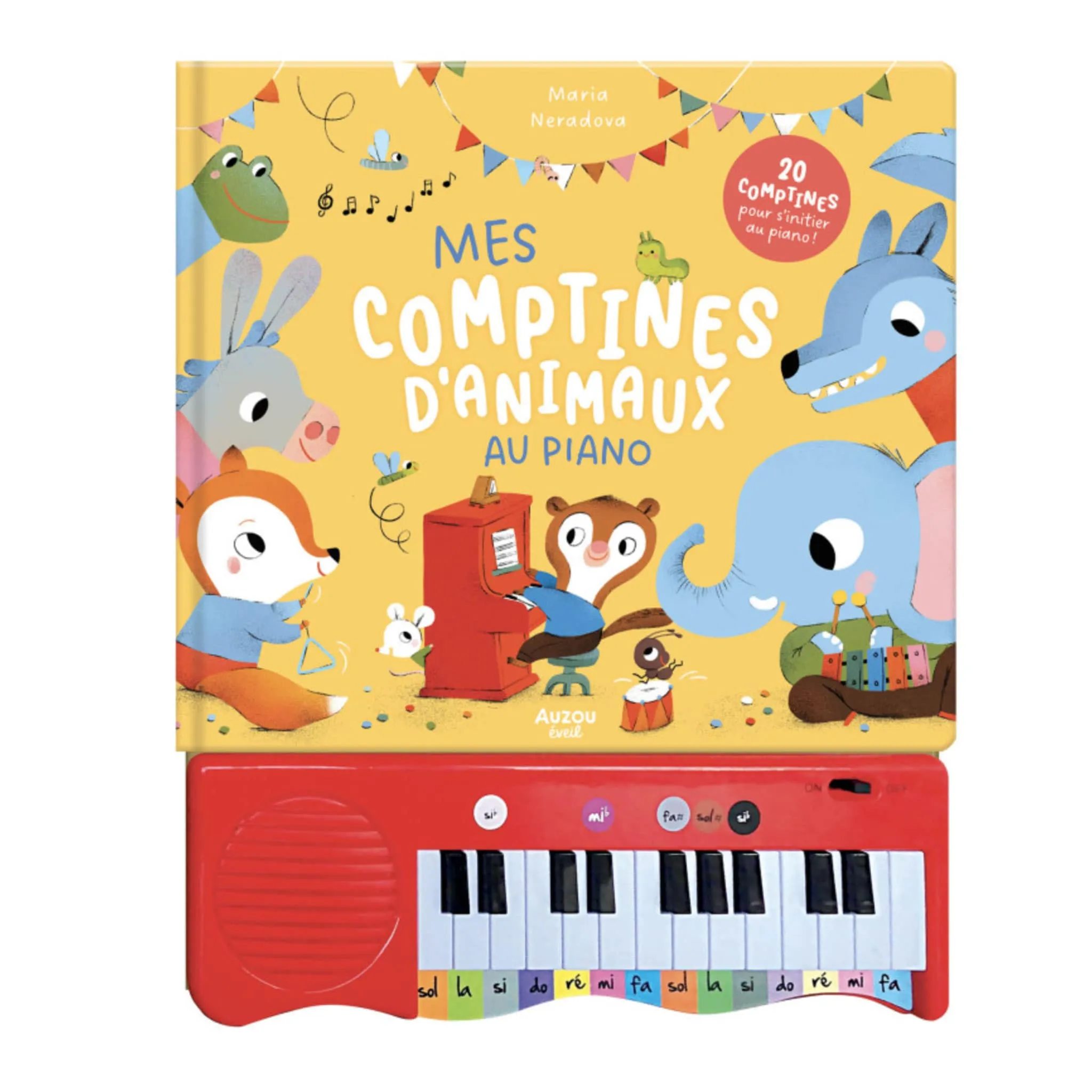 Auzou Mes Comptines d'Animaux au Piano