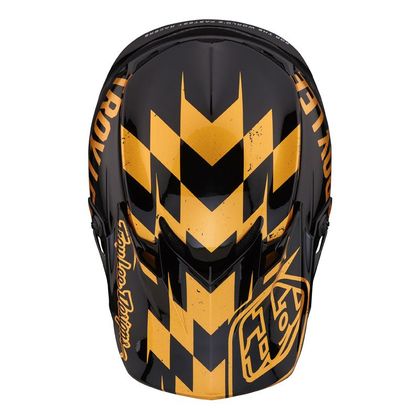 Casque cross TroyLee design SE4 POLYACRYLITE RACE MIPS 2024 - Noir / Jaune