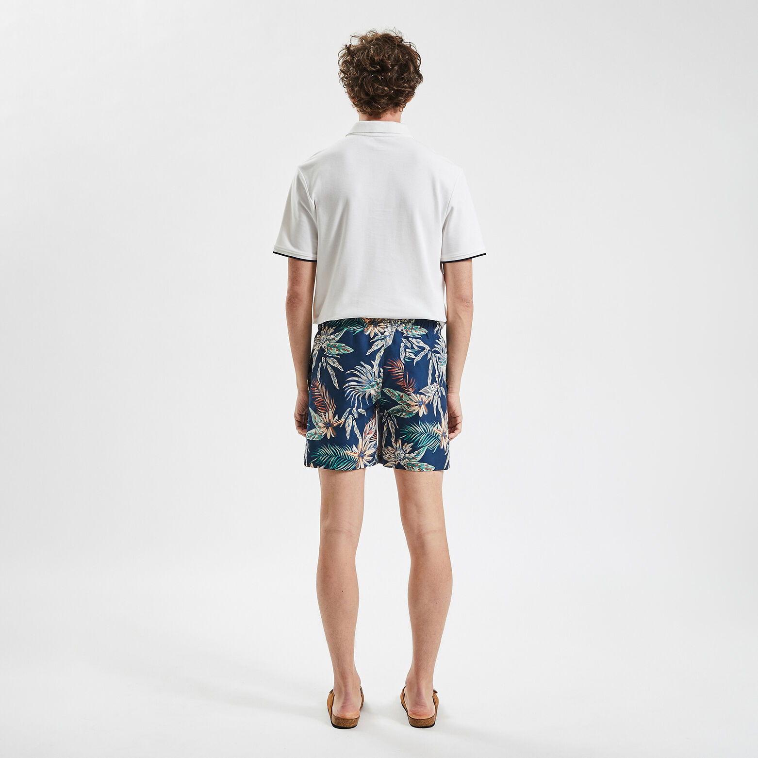 Maillot de bain imprimé Bleu foncé