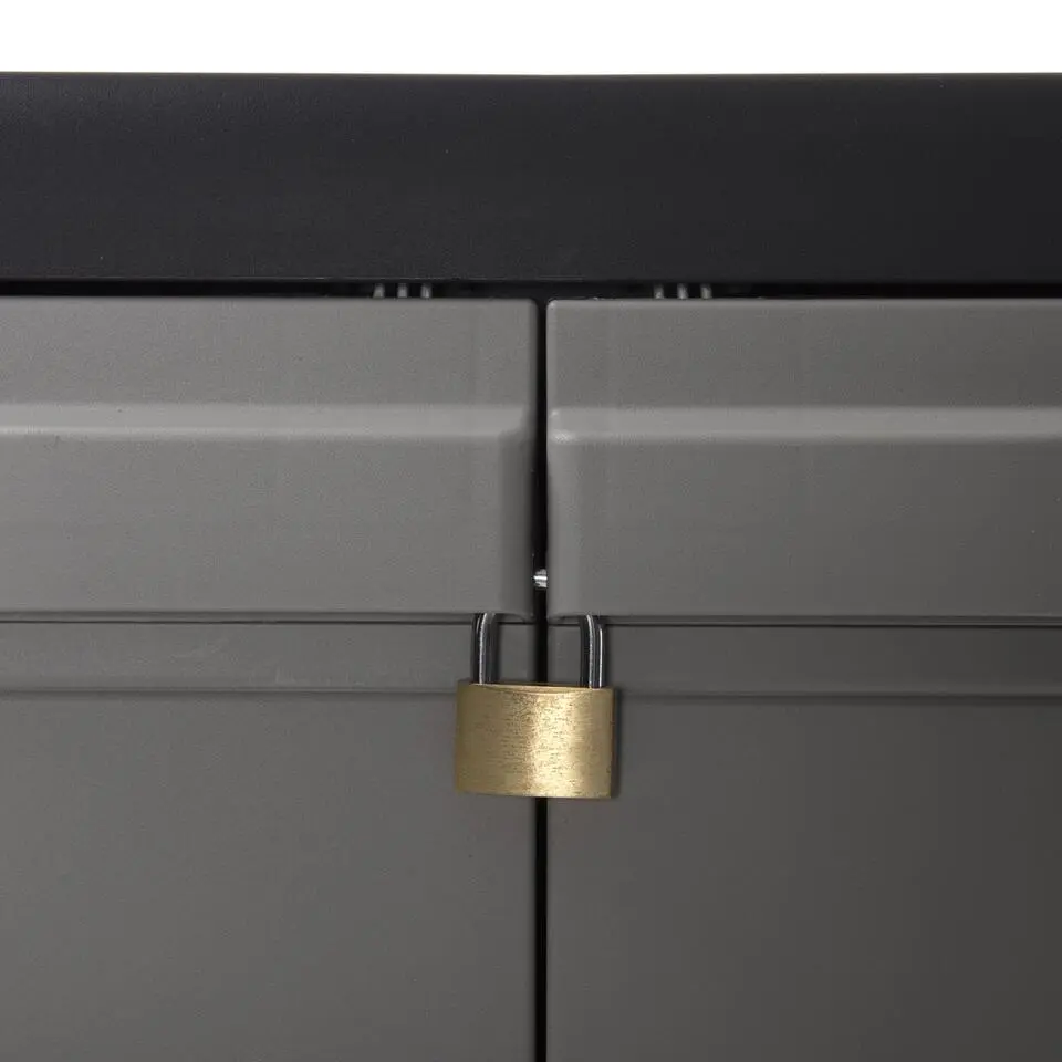 Toomax Elegance XL opbergkast laag - lichtgrijs/antraciet