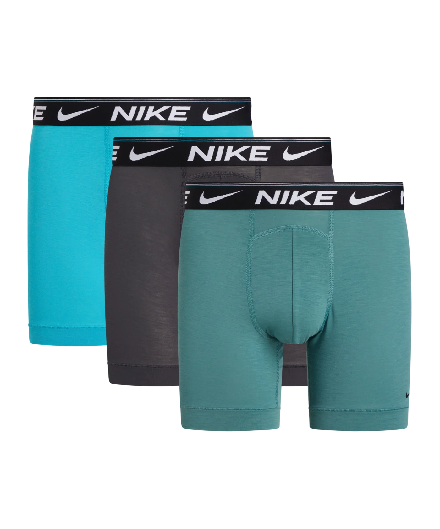 Nike Ultra Boxer Brief Boxershort 3er Pack Grün Schwarz Blau F425