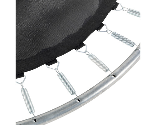 EXIT Silhouette trampoline met veiligheidsnet Ø 244 cm zwart