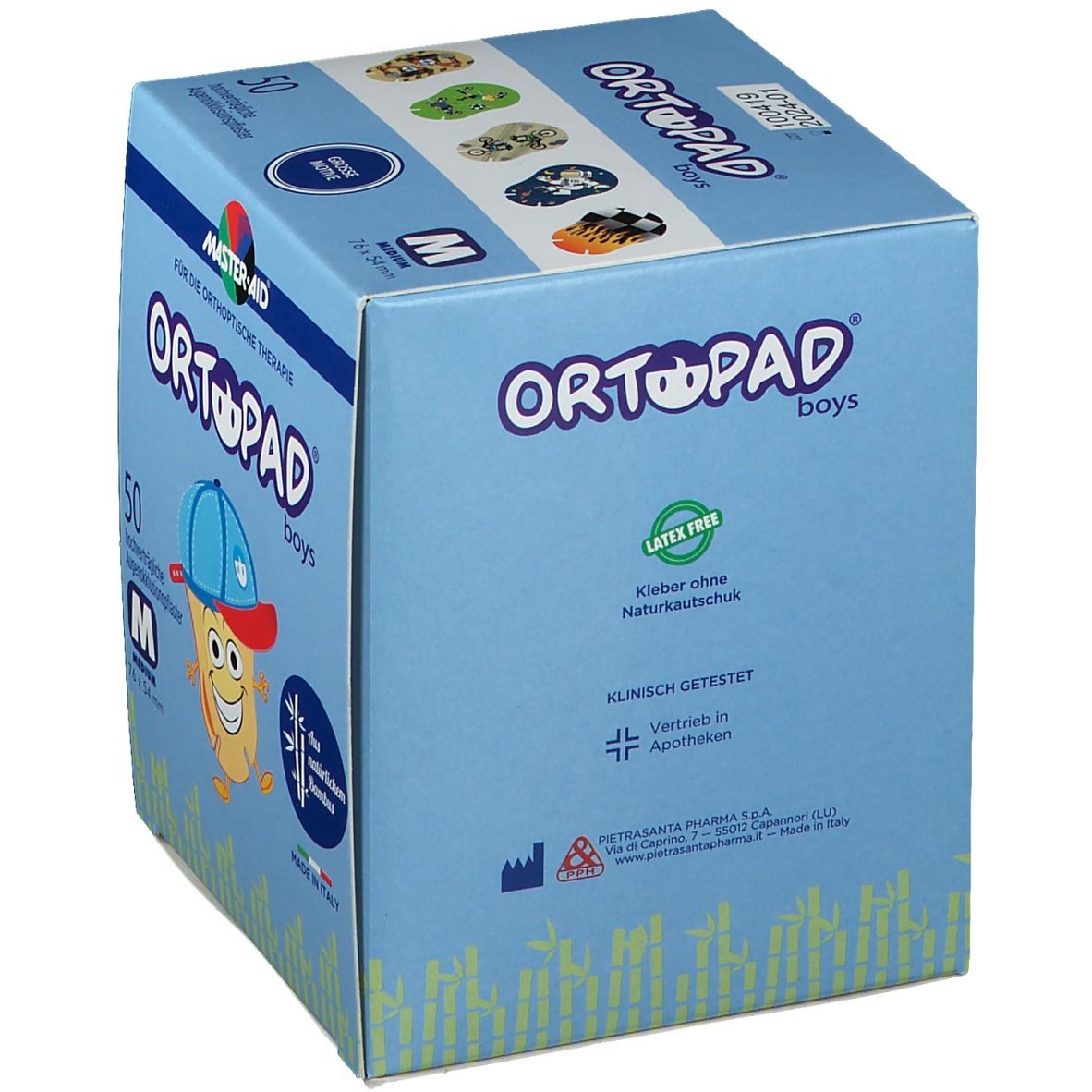 ORTOPAD® Cotton boys Gr. M 76 x 54 mm