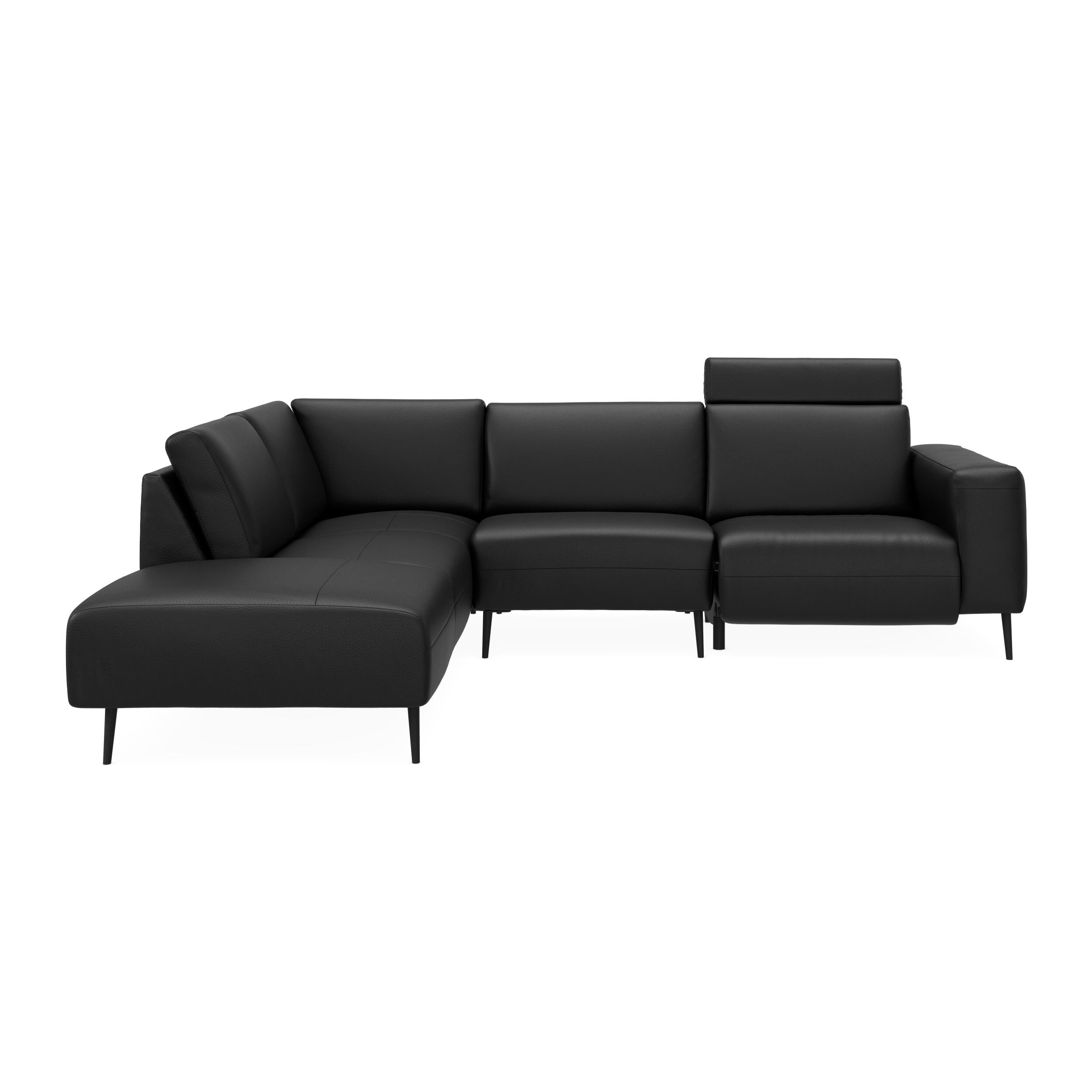 Remus venstrevendt sofa med pufafslutning